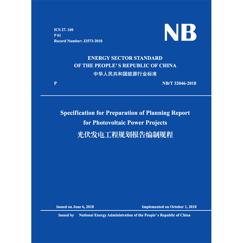 <b>Specification for Preparation of Planning Report fo</b>